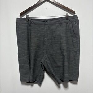 AFTCO Shorts Mens 36 Gray Lightweight Fishing Outdoor Zip Pocket Inseam 9